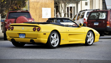 Картинка ferrari 355 автомобили выставки уличные фото s p a гоночные спортивные италия