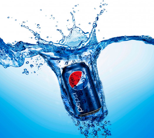 Обои картинки фото pepsi, бренды, вода, брызги