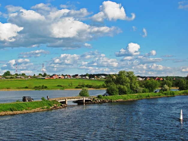 Обои картинки фото природа, реки, озера, река, берег