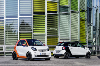 Картинка 2014+smart+forfour автомобили smart тюнинг белый forfour