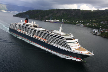 Картинка queen+victoria корабли лайнеры лайнер круизный