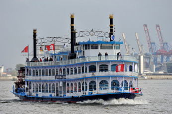 Картинка louisiana+star корабли пароходы пароход колесный