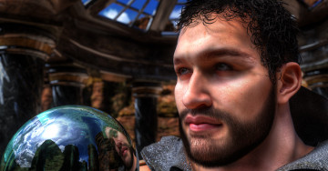 Картинка 3д+графика люди+ people фон мужчина взгляд