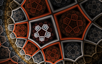 Картинка 3д+графика фракталы+ fractal цвета фон узор