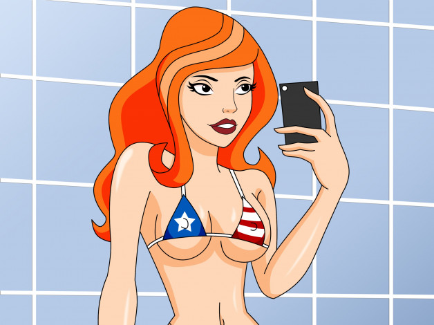 Обои картинки фото векторная графика, девушки , girls, девушка, взгляд, фон