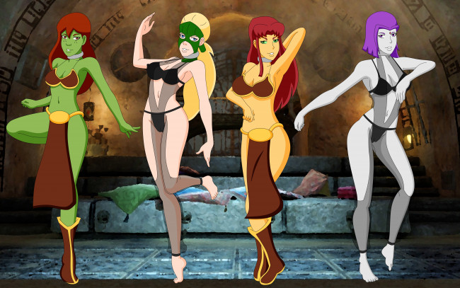 Обои картинки фото векторная графика, девушки , girls, девушки, взгляд, фон