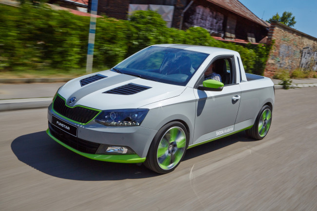 Обои картинки фото автомобили, skoda, 2015г, nj, funstar