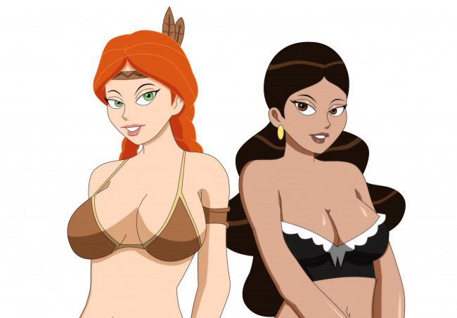 Обои картинки фото векторная графика, девушки , girls, взгляд, фон, девушки