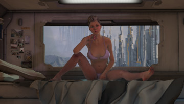 Картинка 3д+графика люди+ people взгляд девушка фон