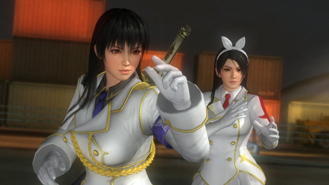 Обои картинки фото 3д графика, аниме , anime, поза, фон, взгляд, девушки