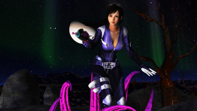 Обои картинки фото 3д графика, фантазия , fantasy, взгляд, девушка, фон