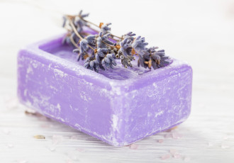 Картинка разное косметические+средства +духи мыло брусок лаванда цветы