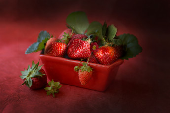 Картинка еда клубника +земляника ягода спелая сочная