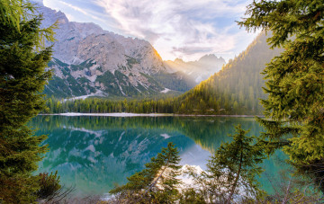 Картинка природа реки озера река лес