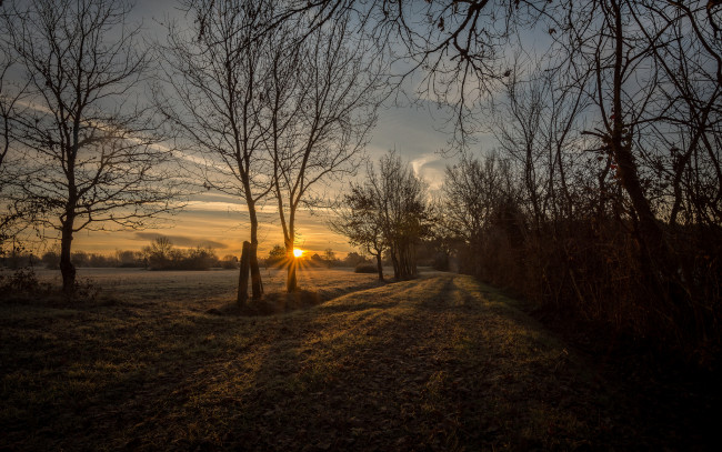 Обои картинки фото природа, восходы, закаты, рассвет