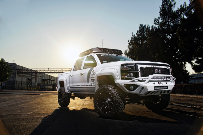 Обои картинки фото автомобили, custom pick-up, chevrolet