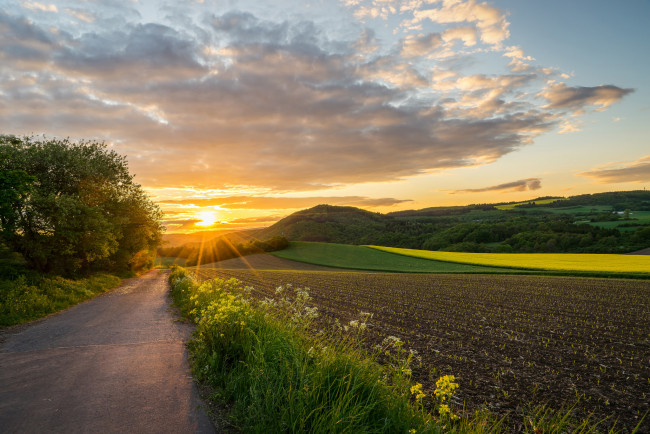 Обои картинки фото природа, восходы, закаты, рассвет