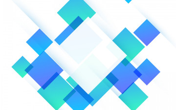 Картинка векторная+графика графика+ graphics green squares background white abstract обои абстракция blue геометрия