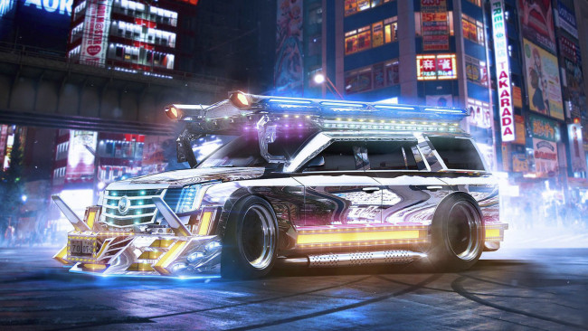 Обои картинки фото cadillac escalade, автомобили, виртуальный тюнинг, cadillac, escalade, крутой, стальной, монстр, из, америки