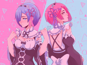 Картинка аниме re +zero+kara+hajimeru+isekai+seikatsu жизнь в альтернативном мире с нуля