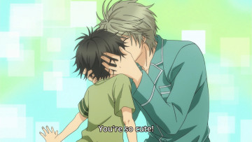 Картинка super+lovers аниме поцелуй