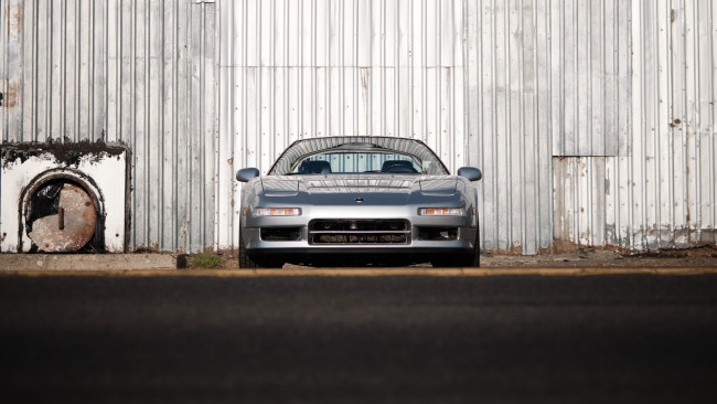 Обои картинки фото автомобили, acura, серебристый, забор