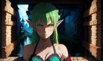 Картинка аниме животные +существа нейросети графика нейроарт ai art нейронные сети рисунки нейро искусство