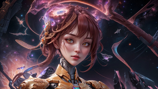 Обои картинки фото фэнтези, роботы,  киборги,  механизмы, нейросети, графика, нейроарт, ai, art, нейронные, сети, рисунки, нейро, искусство