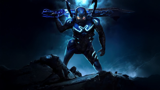 Обои картинки фото рисованное, кино,  мультфильмы, blue, bettle