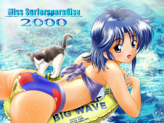 Обои картинки фото аниме, miss, surfersparadise