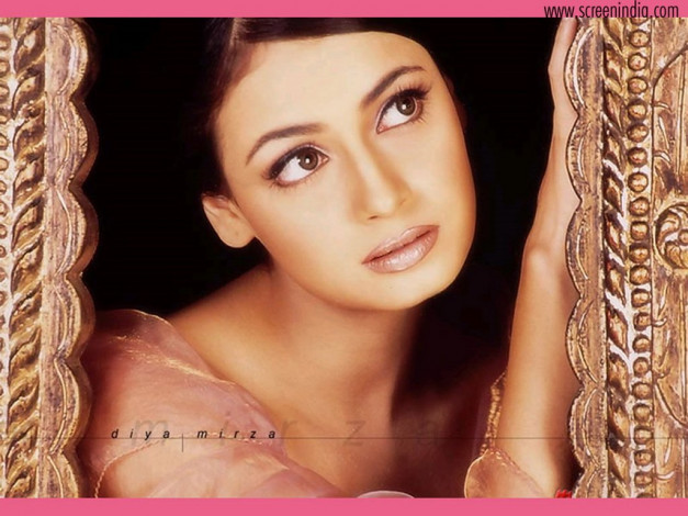 Обои картинки фото Diya Mirza, девушки