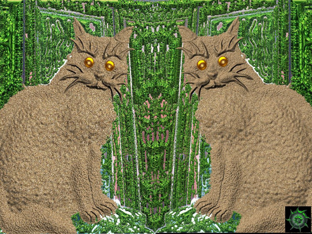 Обои картинки фото рисованные, животные, коты