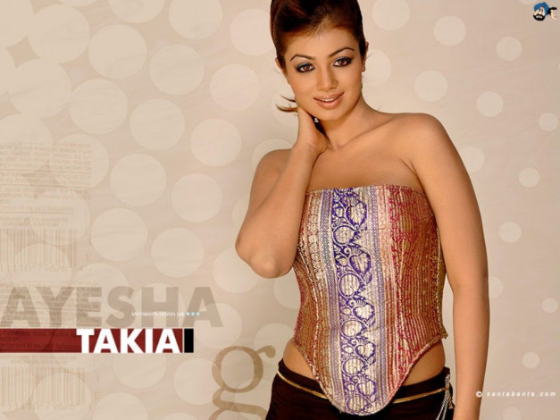 Обои картинки фото Ayesha Takia, девушки