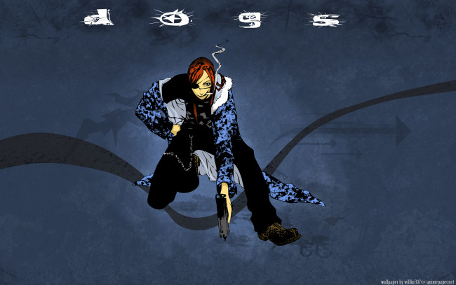 Обои картинки фото аниме, dogs, bullets, carnage