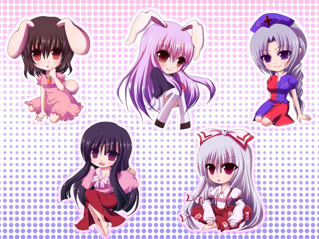 Обои картинки фото аниме, touhou