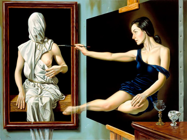 Обои картинки фото рисованные, люди