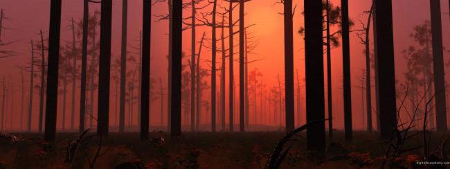 Обои картинки фото 3д, графика, nature, landscape, природа