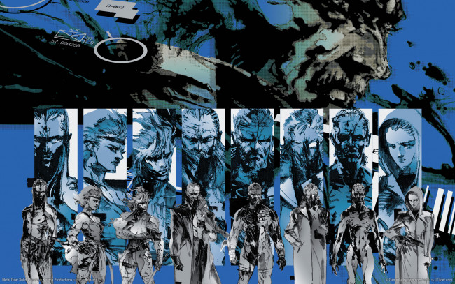 Обои картинки фото видео, игры, metal, gear, solid, guns, of, the, patriots