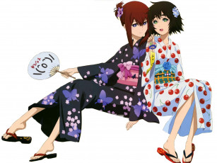 Картинка аниме steins gate девушки