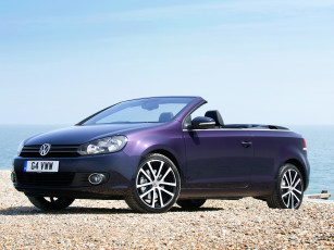 Картинка volkswagen golf cabrio uk spec автомобили