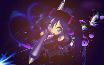Картинка аниме vocaloid девушка