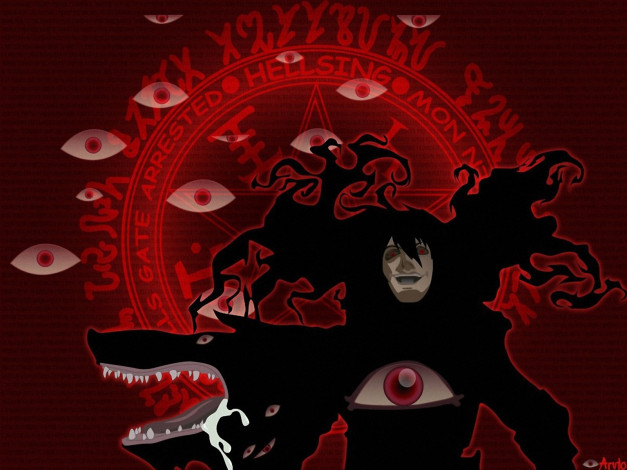 Обои картинки фото аниме, hellsing, alucard