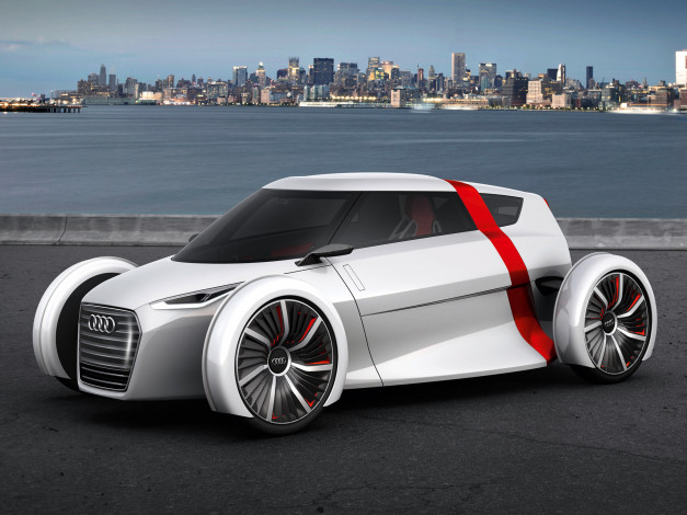Обои картинки фото audi, urban, concept, автомобили, 3д