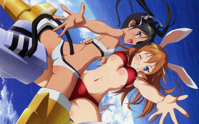 Обои картинки фото аниме, strike, witches, девочки