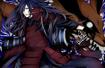 Картинка аниме naruto madara uchiha наруто rinnegan kyuubi мадара