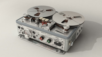 Картинка 3д графика modeling моделирование магнитофон