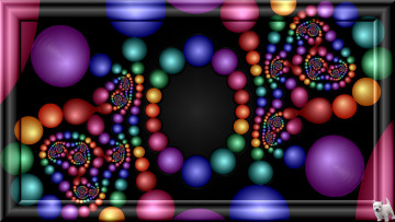 Картинка 3д графика fractal фракталы цвета фон узор