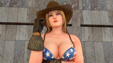 Картинка 3д графика people люди шляпа девушка