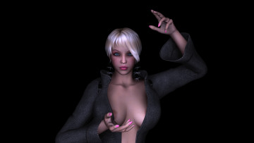 Картинка 3д графика people люди взгляд девушка