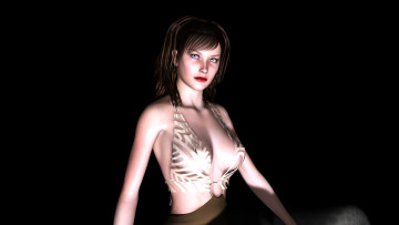 Картинка 3д графика people люди взгляд девушка